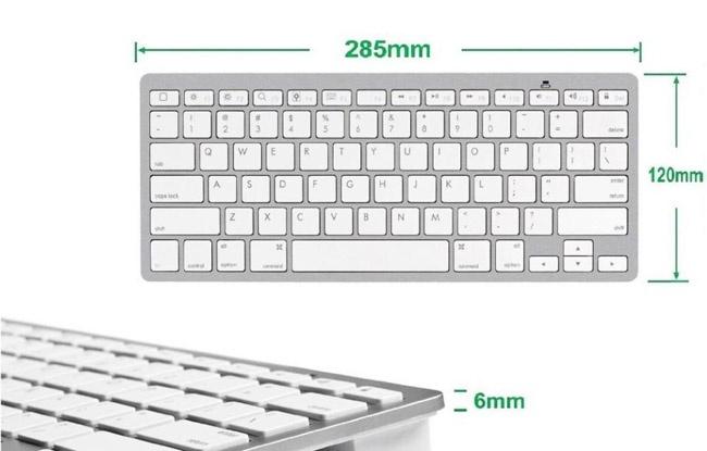 [Mới] Bàn phím bluetooth mini BK3001BA (Trắng) 1000001309