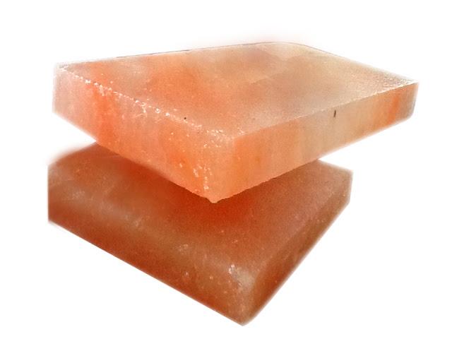 Hộp đá muối Himalaya massage chân mặt phẳng