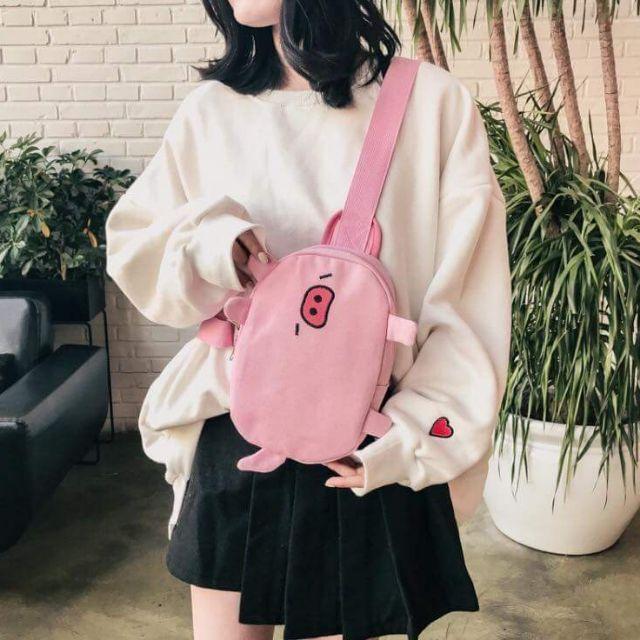 [HCM]Túi Đeo Chéo Bao Tử  Heo Đáng Yêu