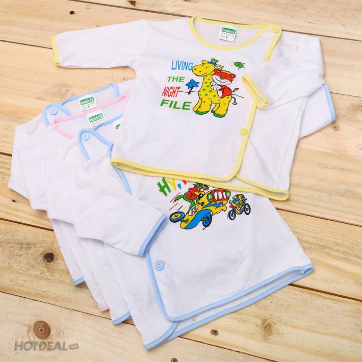 [HCM] Bộ 42 Món Đồ Dùng Dành Cho Bé Sơ Sinh Cao Cấp ( 5 áo bác sĩ dài tay + 5 khăn + 10 tã dán + 10 cặp bao tay + 10 cặp bao chân + 2 nón)