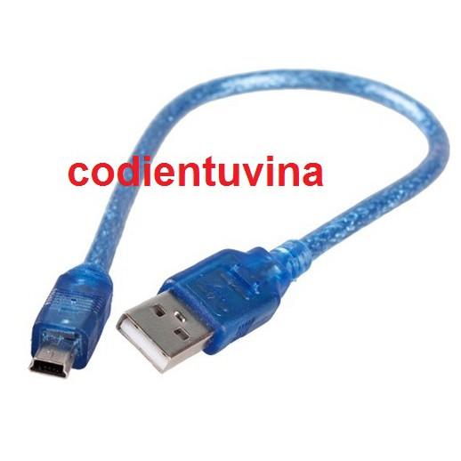 Dây Cáp Nạp Arduino Nano ( USB - Mini USB) dài 30cm