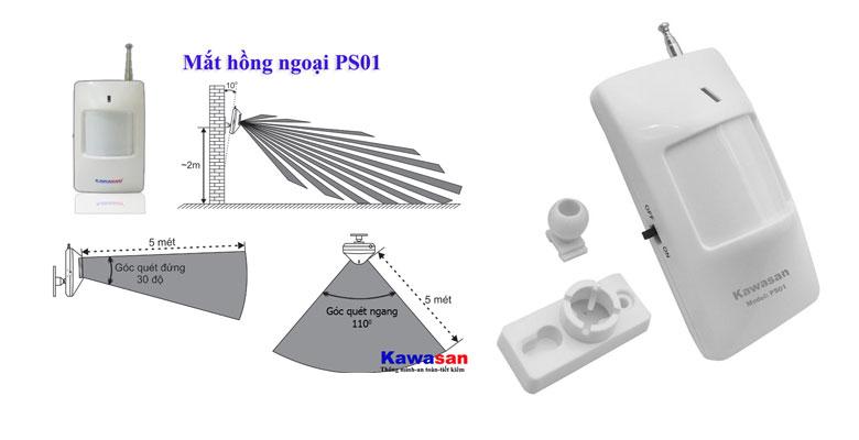 ĐẦU DÒ HỒNG NGOẠI PS01
