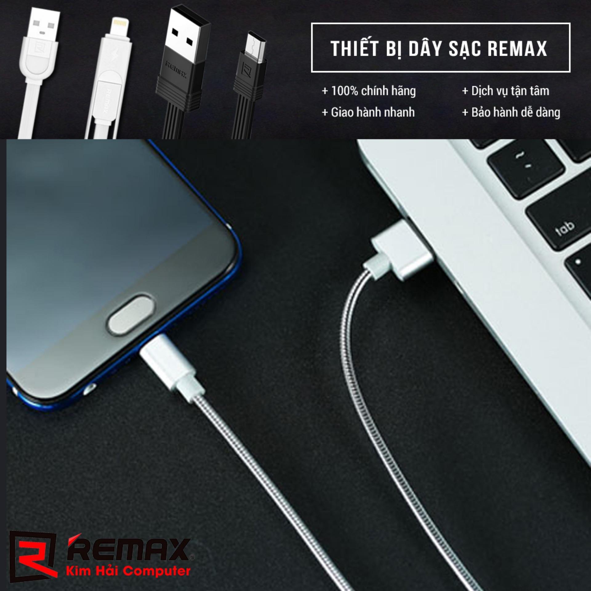 CÁP SẠC REMAX RC-080M MICRO USB (Bạc) - Kim Hải Computer
