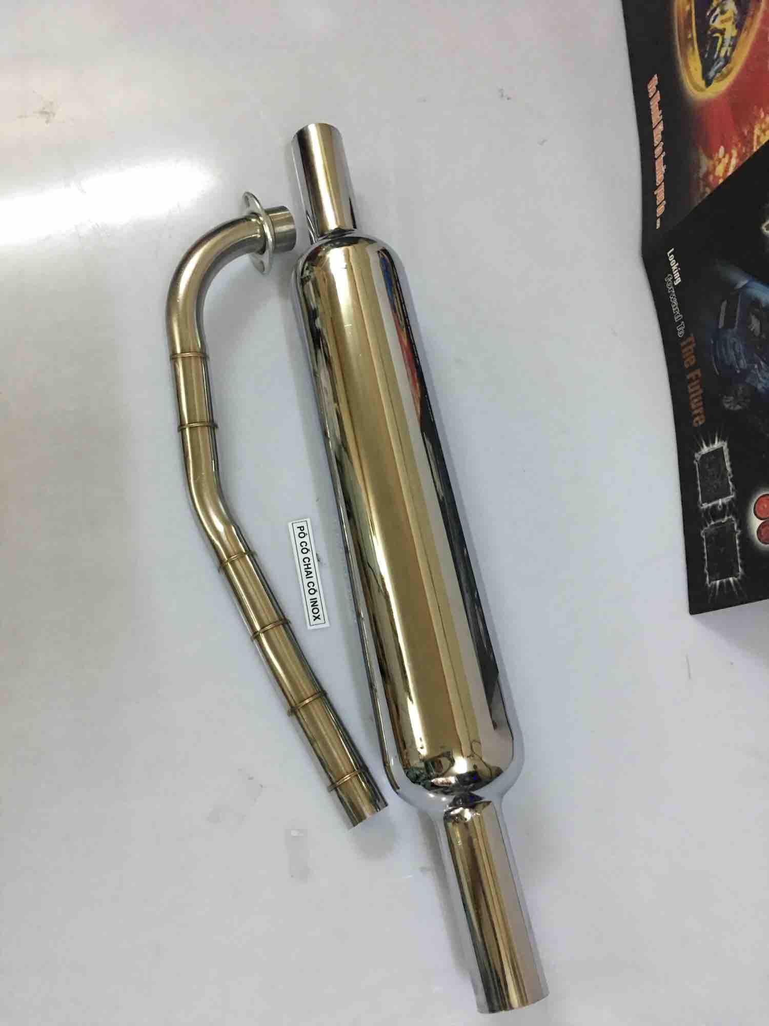 [HCM]PÔ CỖ CHAI CÓ CỔ INOX