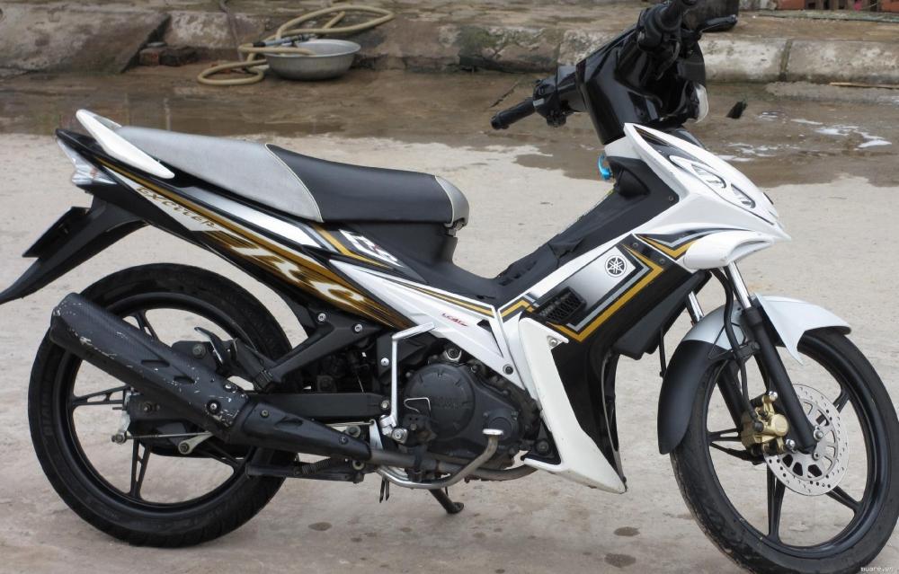 Bộ tem dán xe máy xe Exciter 135 đời 2010, tem cao cấp (màu vàng)