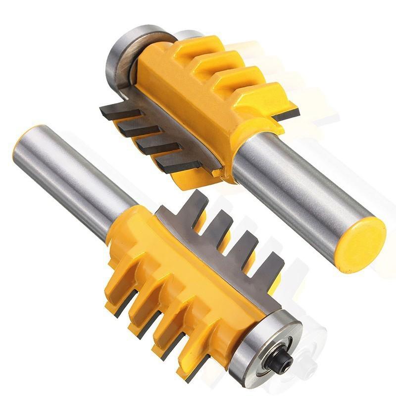 Mui soi gỗ, Mũi phay gỗ ghép răng lược, cốt 12.7mm