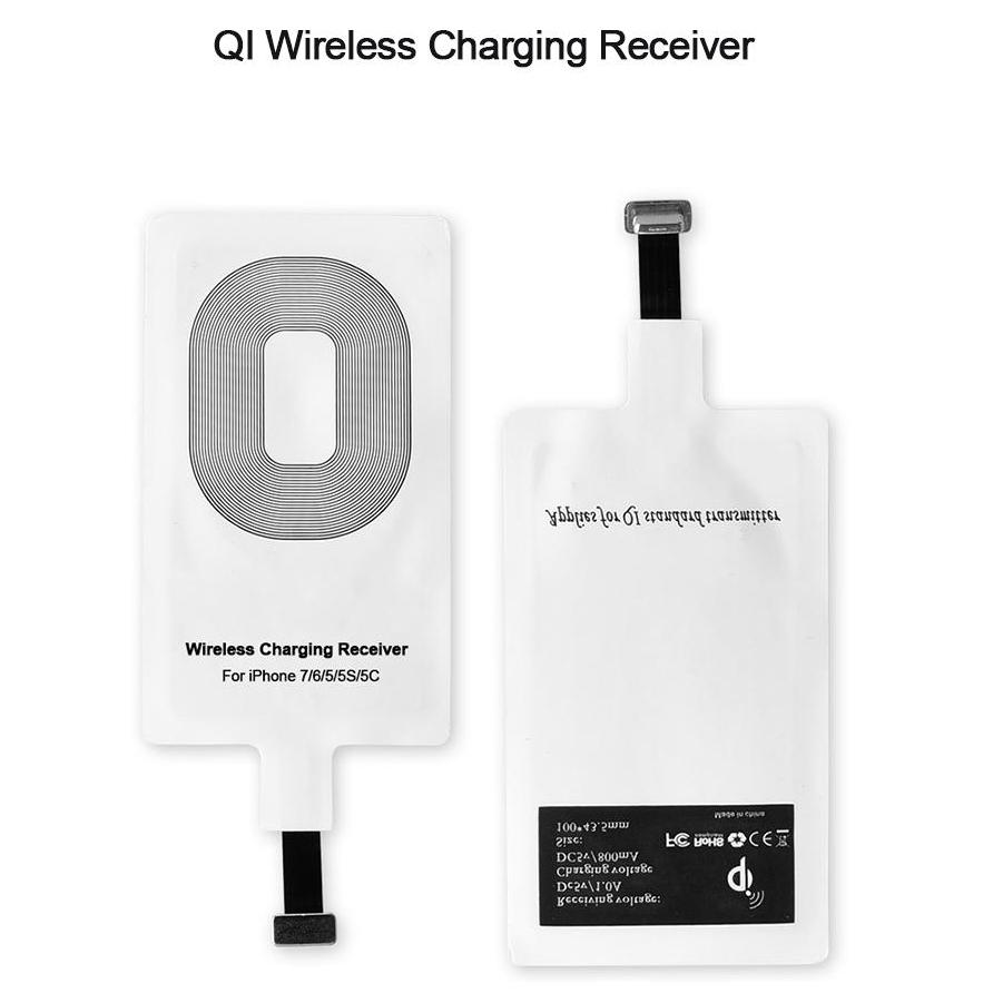 Chip sạc cao cấp không dây Lighting dùng cho Iphone 5/6/7 (Trắng)