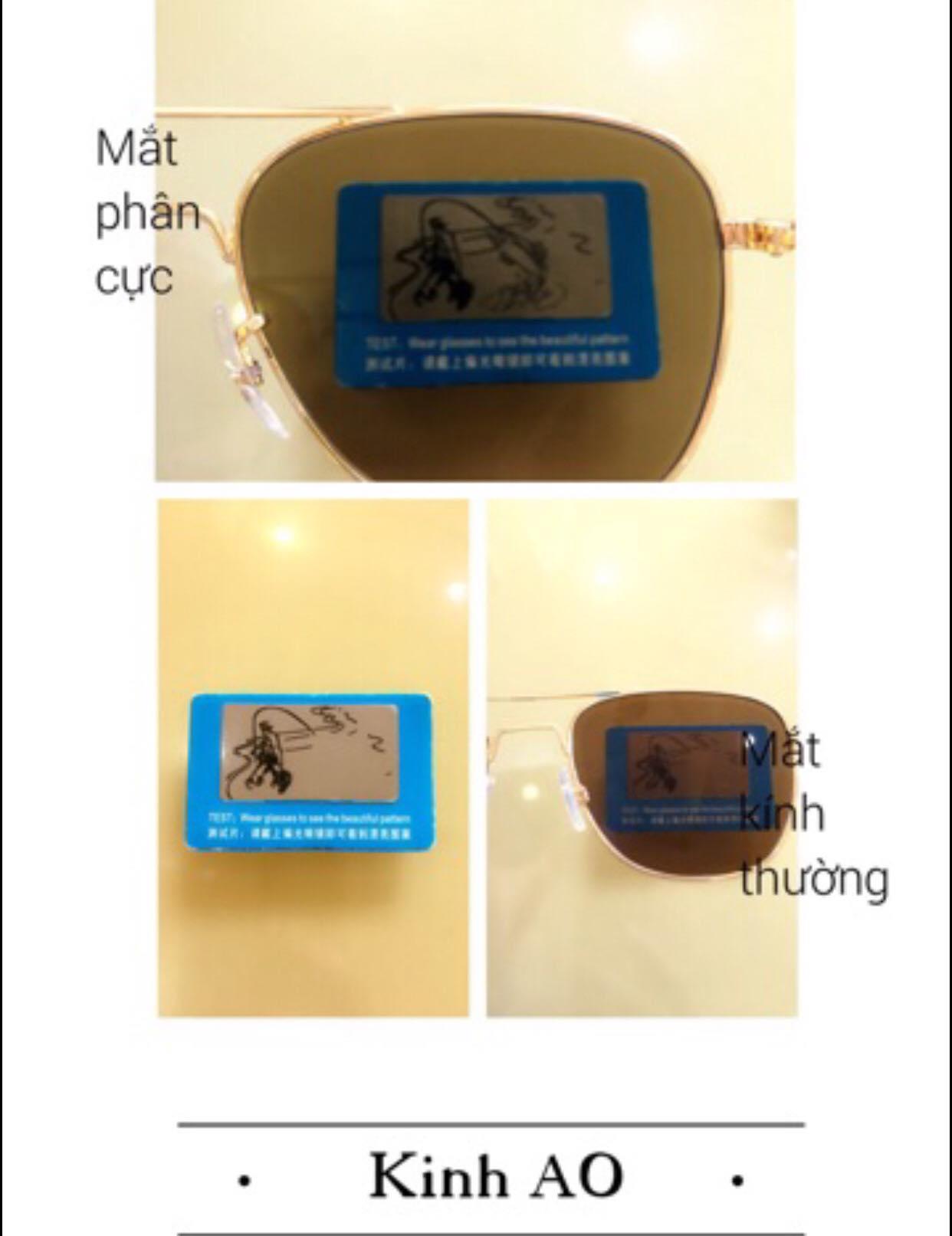 Kính râm CƠN AO siêu Cao cấp - Hàng Hồng Kong (NÂU)