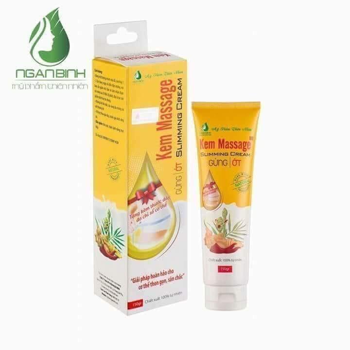 [HCM]Combo 10 tuýp kem tan mỡ Gừng Ngân Bình