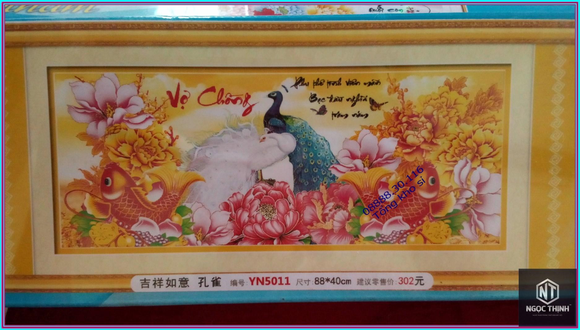 Tranh đính đá Vợ chồng YN5011-Ngọc Thịnh