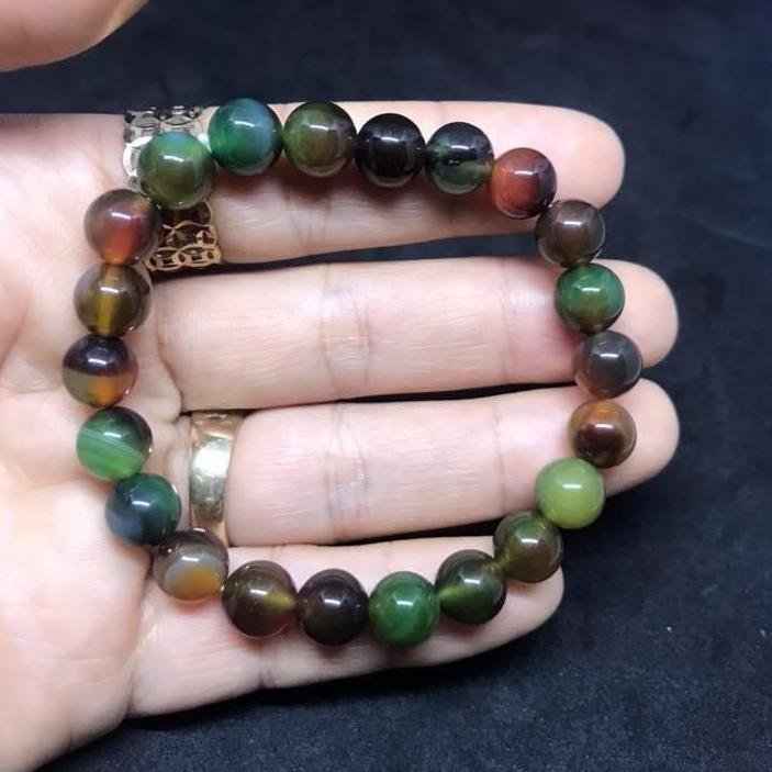 [HCM]VÒNG TAY ĐÁ MÃ NÃO TỨ QUÝ 8LY