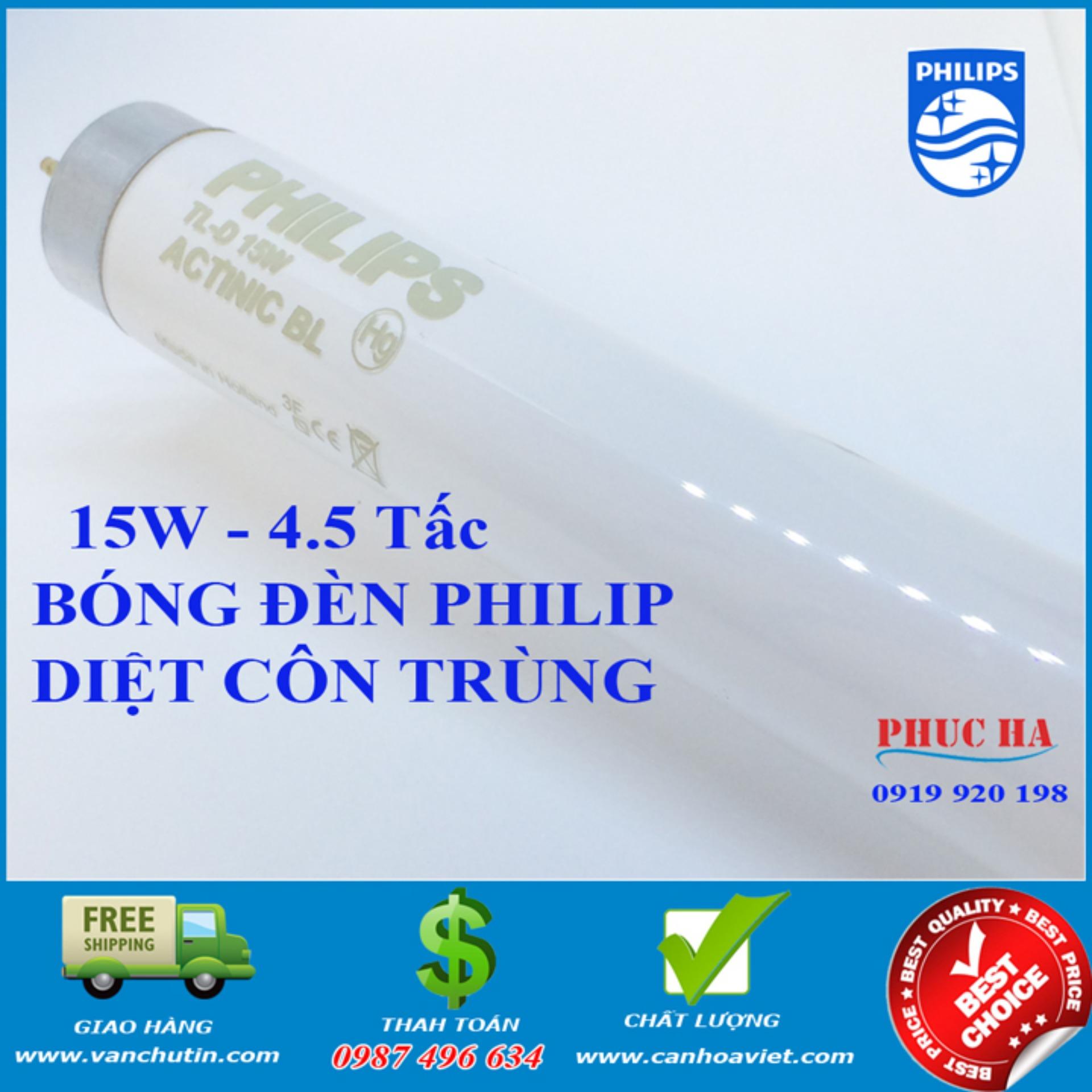 [HCM]Bóng đèn 15W 45cm Philip thay thế cho đèn diệt côn trùng