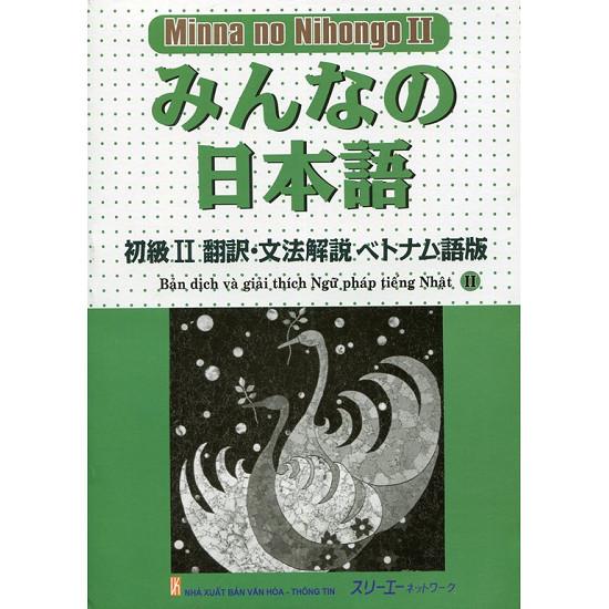 Minna no nihongo II – Bản dịch và giải thích ngữ pháp Tiếng Việt Tập 2