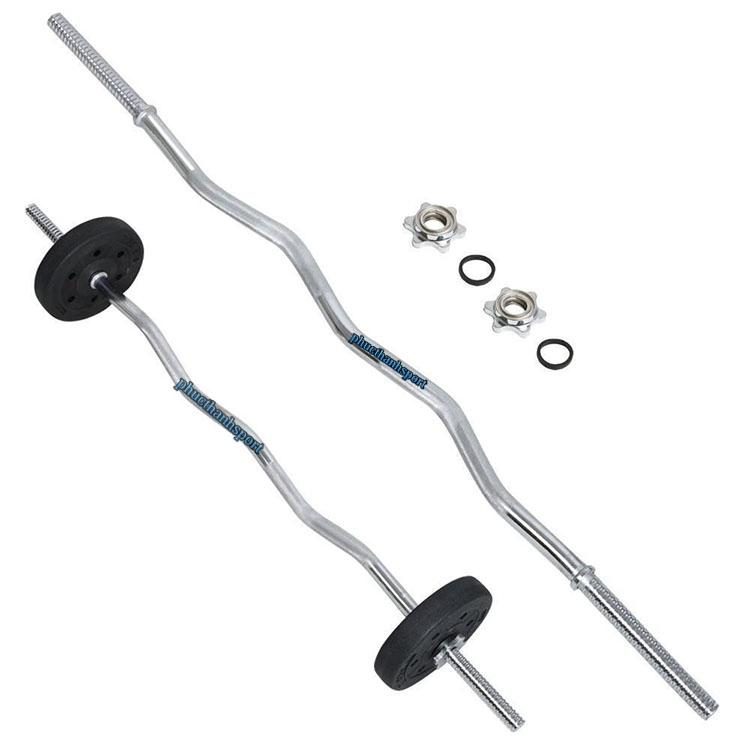 Đòn Tạ Chữ Z Mạ Inox Dài 1.5M Phi 27