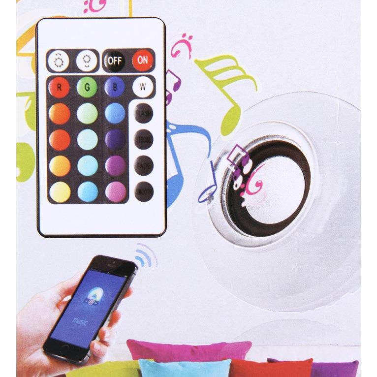 Loa bluetooth nghe nhạc kiêm bóng đèn đổi màu điểu khiển