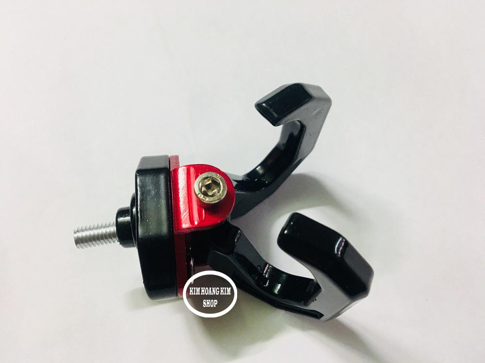 Móc treo đồ xe máy (2 móc xoay 180*) màu Đỏ