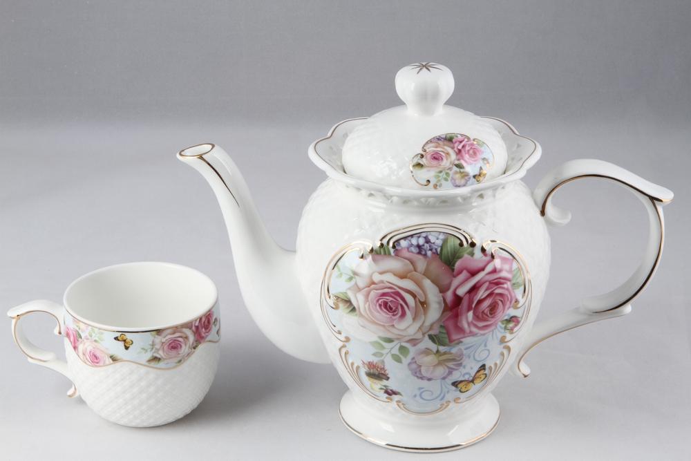 [HCM]Bộ tách trà khay sứ Ceramic 8 chi tiết 8151