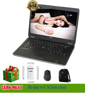laptop dell latitude e7240( i5-4300u, 12.5inch, 4gb,ssd 240gb ) + bộ quà tặng - hàng nhập khẩu
