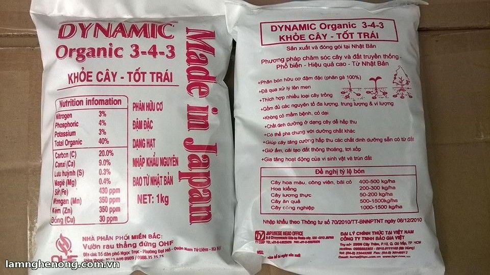 phân gà nhật dynamic gói 1kg