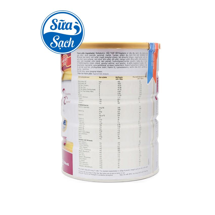 Sữa bột Glucerna Hương Vani 400gr