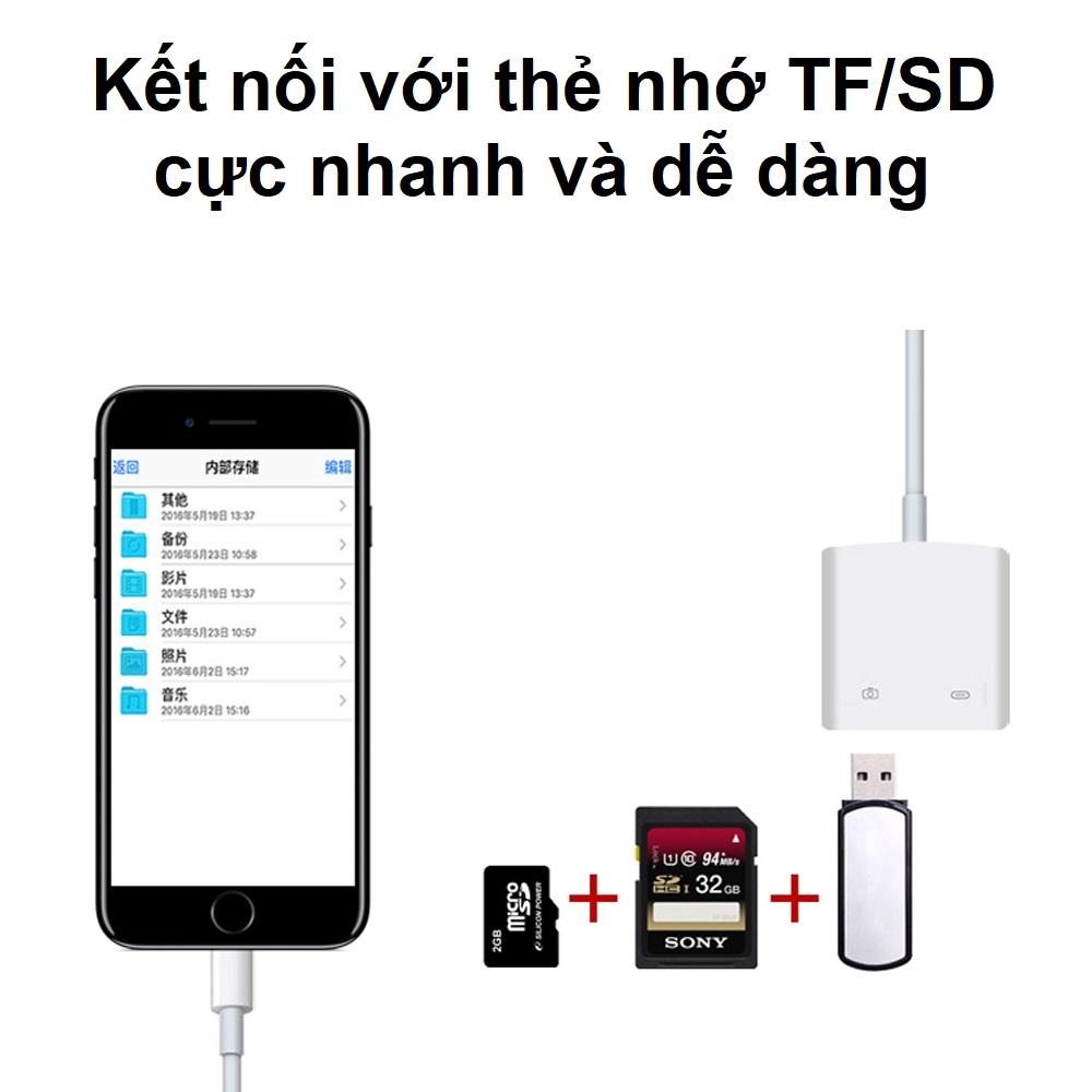 Cable lightning to lightning and Usb for iphone, ipad