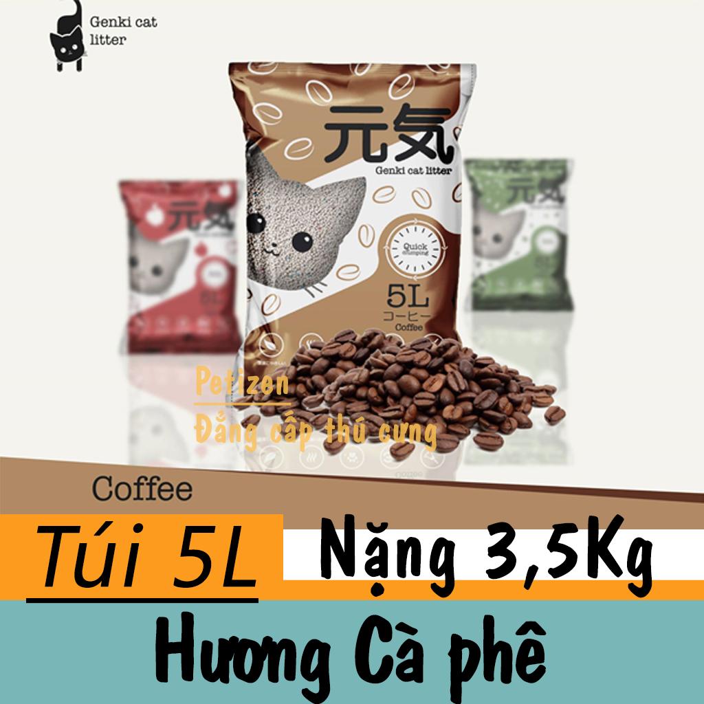 [Túi 5Lit] Cát vệ sinh Genki cho Mèo