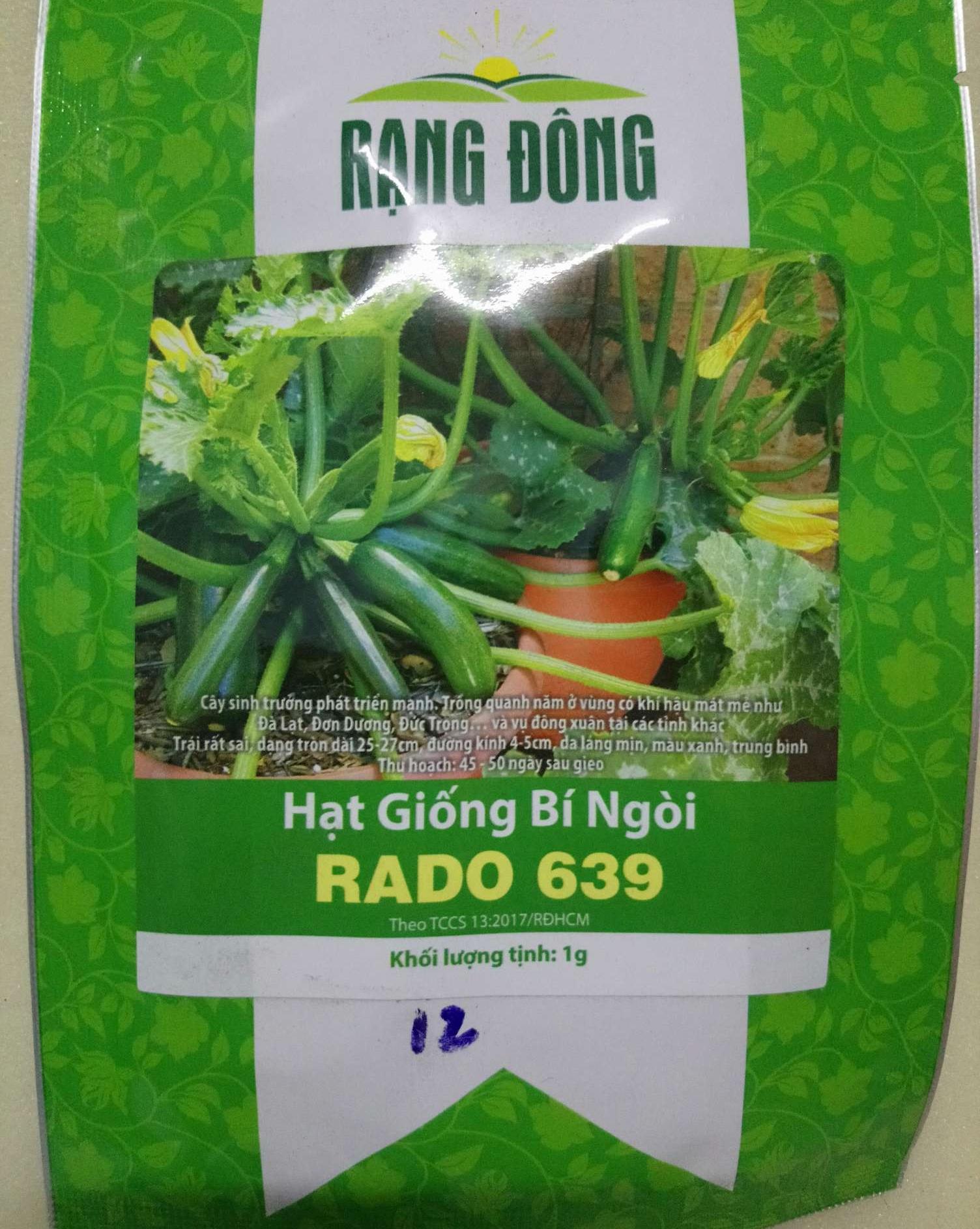 Hạt giống bí ngòi 1g