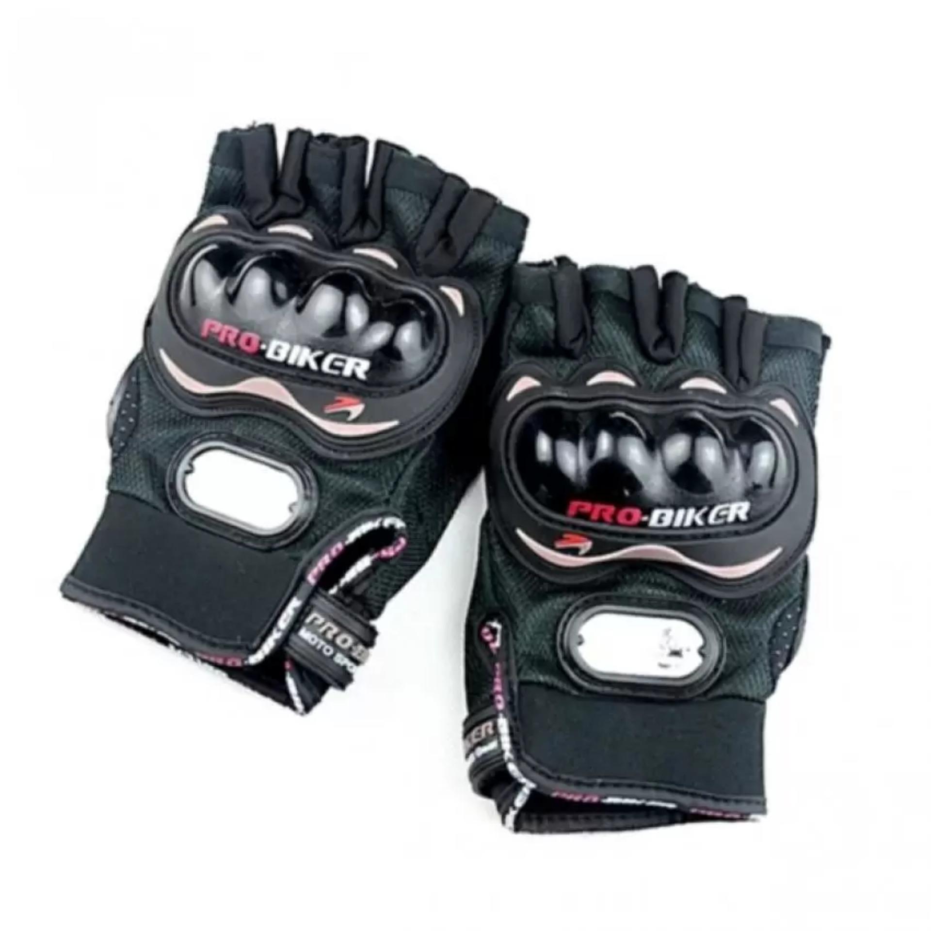 [Chính hãng] Găng tay Probiker cụt ngón (Đen)