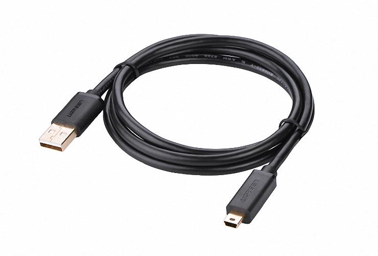 Cáp USB 2.0 to USB Mini 0.5m mạ vàng Ugreen 10354