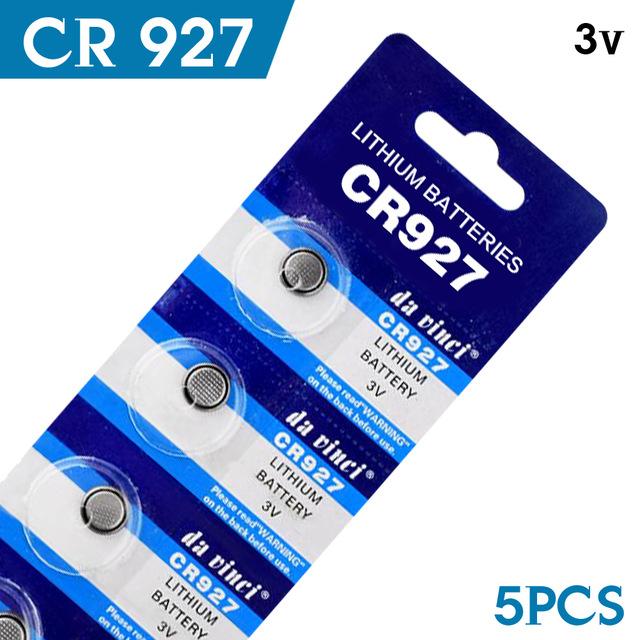 Vỉ 5 viên pin cúc áo Lithium CR927