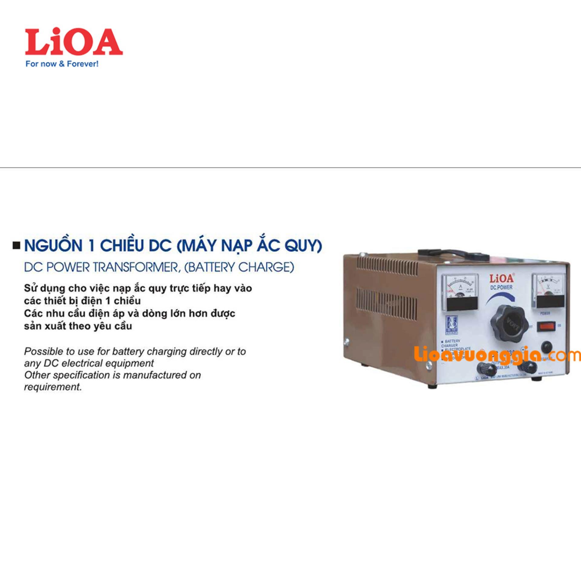 Máy nạp ắc quy Lioa 15A - BC1815