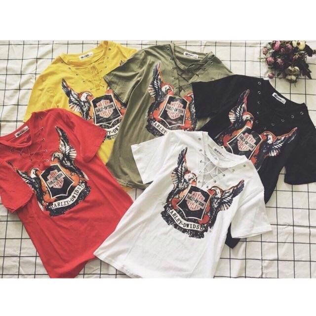 Áo choker tay lỡ nữ