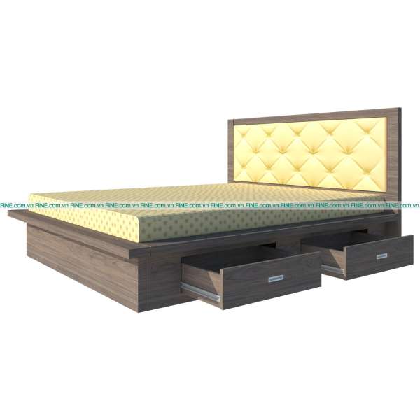 Giường 2 Hộc Kéo FINE FG121 (140cm x 200cm)