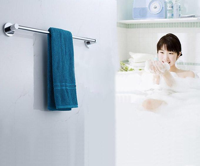 [HCM]GIÁ TREO KHĂN NHÀ TẮM INOX ĐƠN CA6895