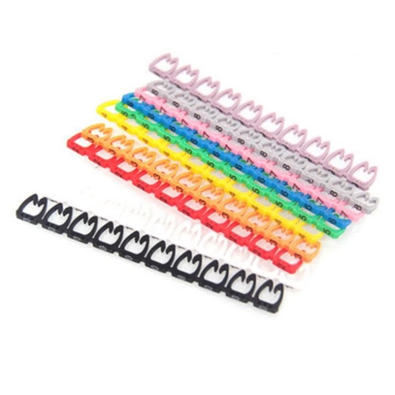 Vòng đánh số dây mạng Cat6 nhiều màu