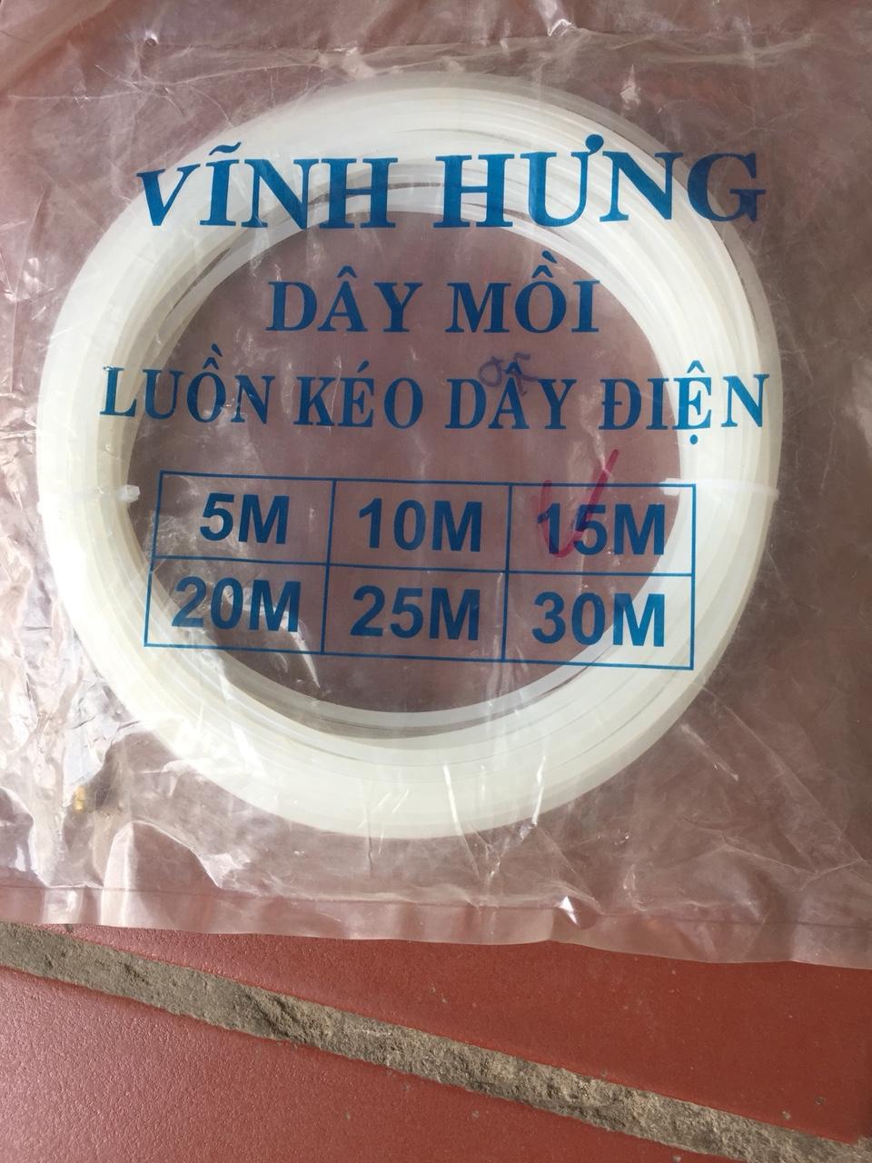 Dây mồi, dây mồi luồn kéo dây điện, dây mồi kéo dây điện 10m