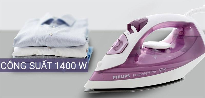 Bàn ủi hơi nước philips gc1426/79 1400w