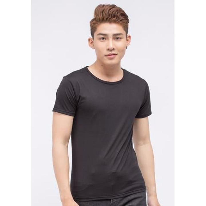 Combo 3 áo thun nam body cổ tròn mềm mịn, thấm hút tốt ( đen, trắng, xám )