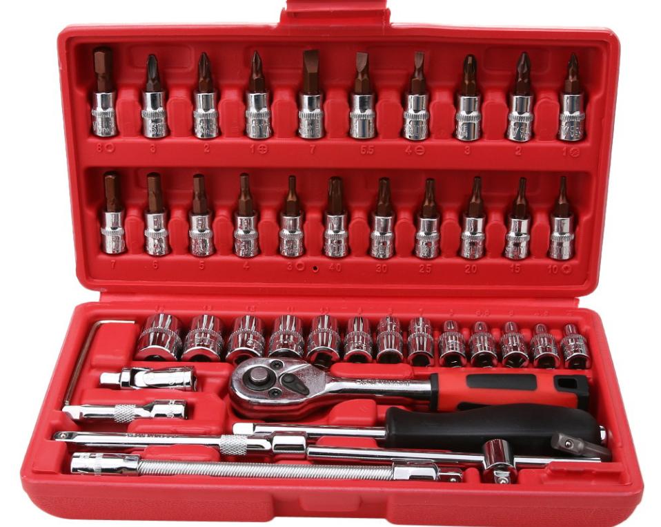 Bộ dụng cụ 46 chi tiết sửa chữa đa năng