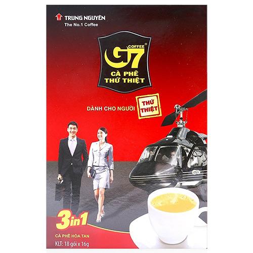 Cà phê hòa tan G7 3 trong 1 hộp 18 gói x 16g