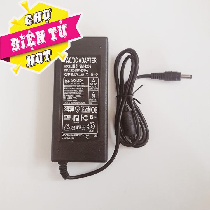 Nguồn Adapter 12v-6A Nguồn Chất Lượng Tốt