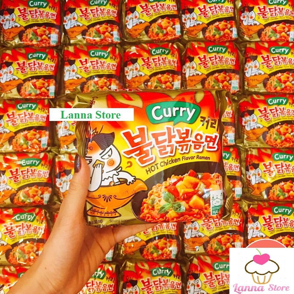 [GIÁ SHOCK] Combo 5 Gói Mì Cay Cà Ri Samyang Hàn Quốc