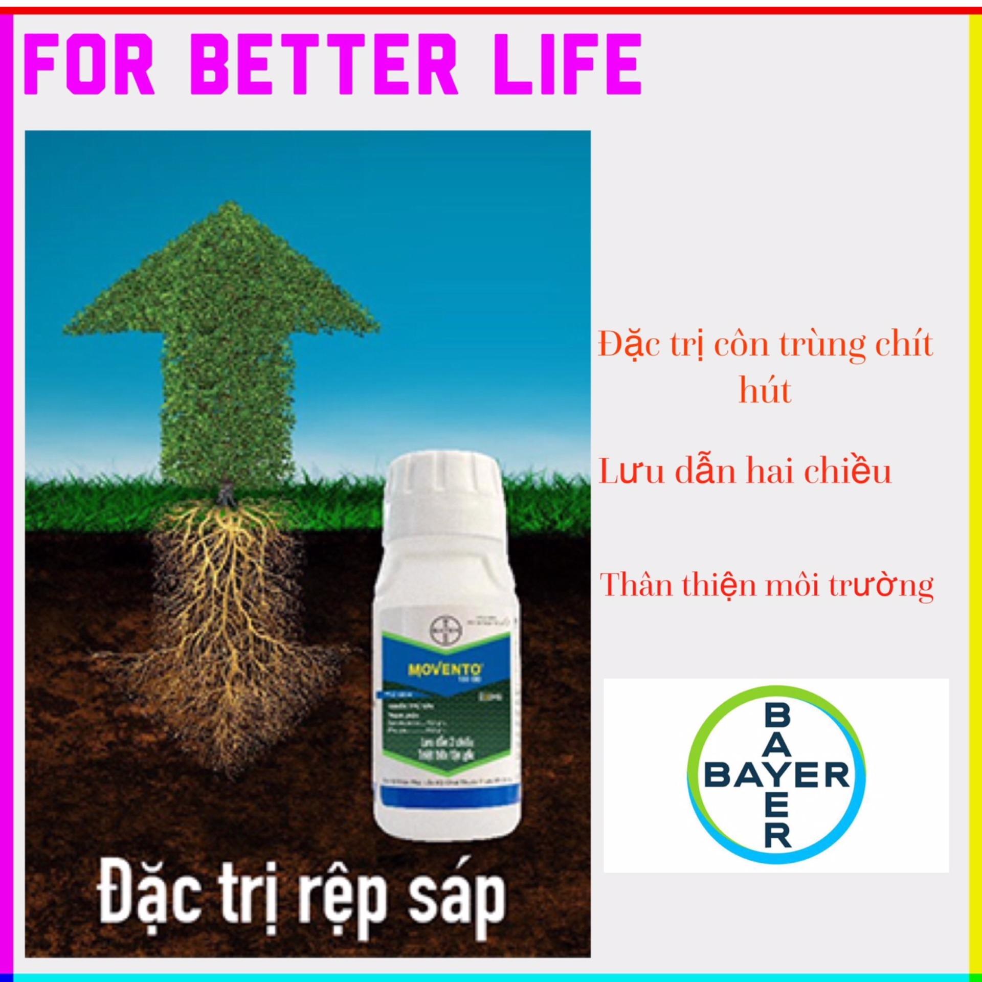 Trừ Rệp sáp, bọ trĩ (bù lạch) thế hệ mới MOVENTO 150OD