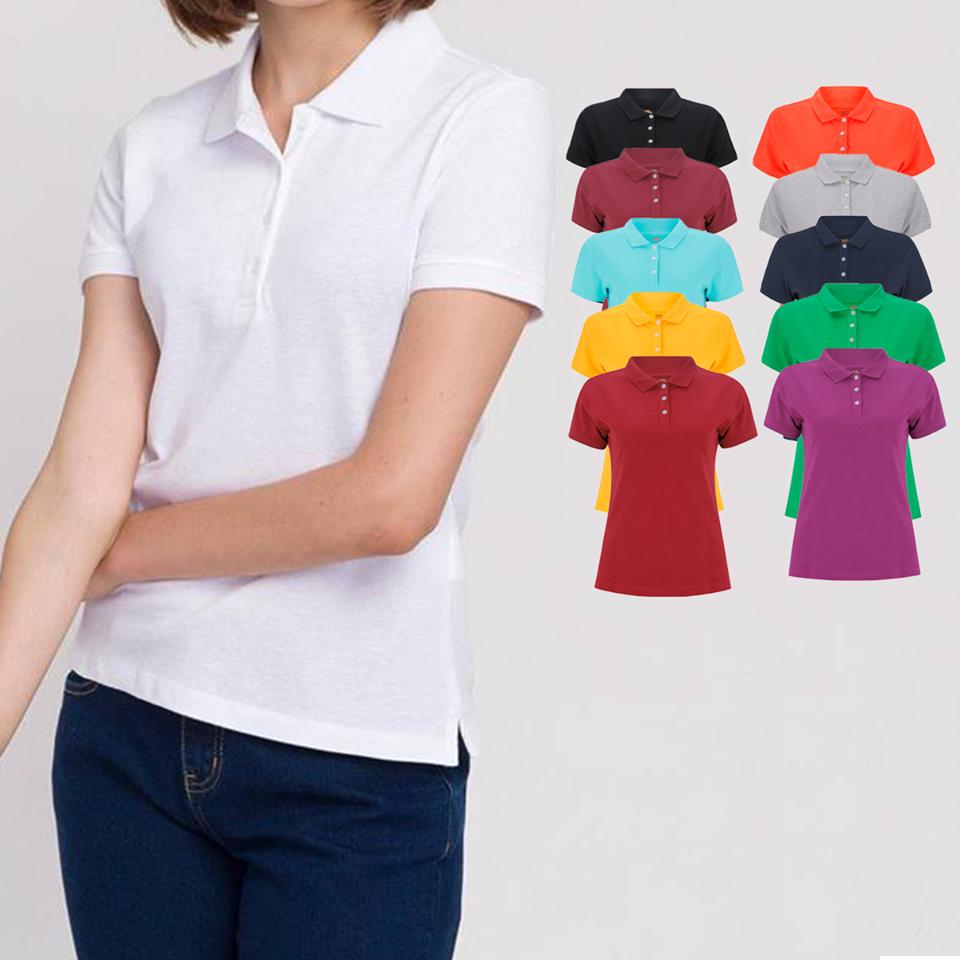 COMBO 2 ÁO THE CHANGE POLO NỮ CAO CẤP (MÀU XANH ĐEN, ĐỎ)