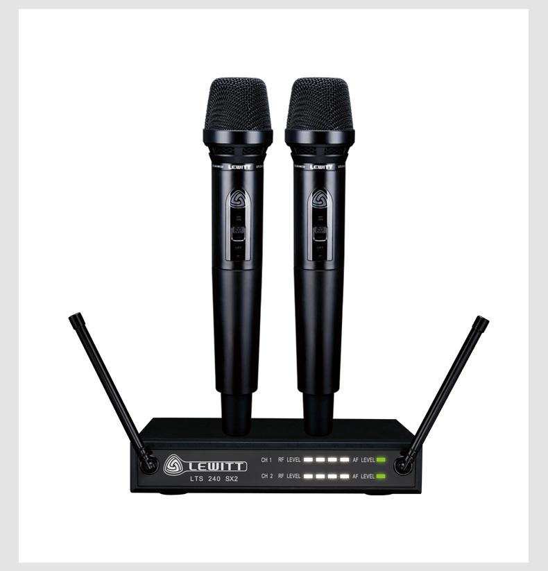 Micro không dây LEWITT LTS 240 DUAL D (Đen). Hàng nhập khẩu chính hãng. Thương hiệu Austria. ( Hàng có sẵn trong kho )