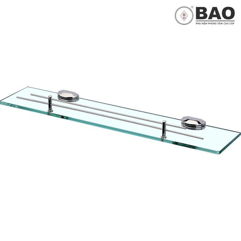 Kệ kính , kệ kiếng phòng tắm BAO - BN700 (INOX 304 & Kính Cường Lực 8 Ly)