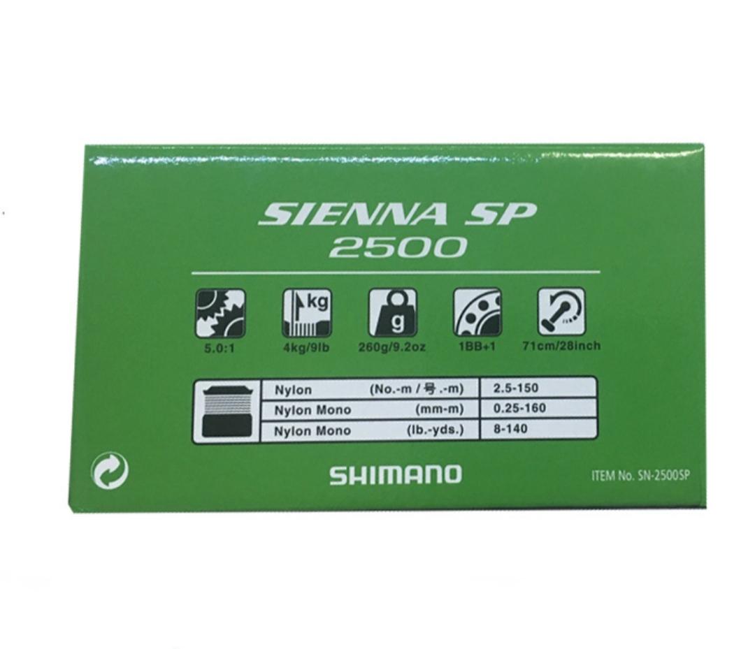 Máy câu cá Shimano Sienna SP 2500 - made in Malaysia