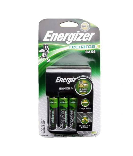 Máy sạc pin energizer kèm 4 viên pin aa 1300mah