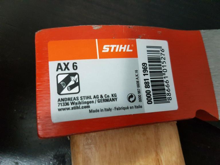 Rìu Chặt Củi, Cứu Hộ, Phượt Rừng STIHL AX6 - Made in Italia