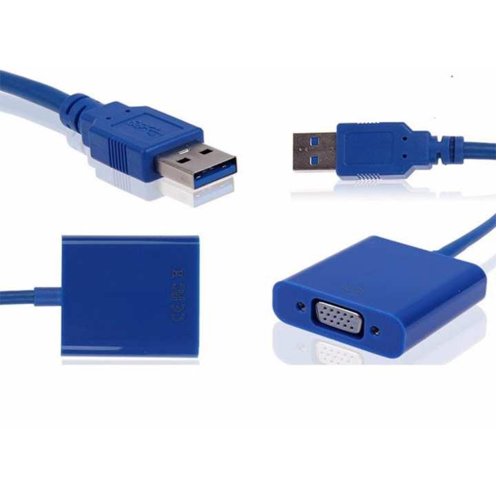 Cáp chuyển đổi tín hiệu USB 3.0 sang VGA